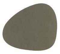 LIND DNA - Glass Mat Curve - Onderzetter 11x13cm Nupo Army Green - thumbnail