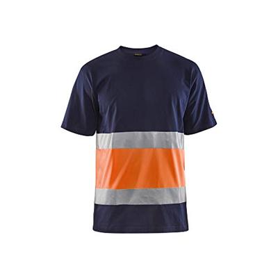 Blåkläder T-Shirt High-Vis 33871030 | Marineblauw/Oranje | Maat XXL - 7330509616307