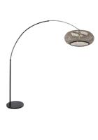 Steinhauer Vloerlamp Sparkled light bamboe zwart - thumbnail