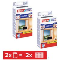 tesa COMFORT 55918-00500-01 Vliegenhor (b x h) 120 cm x 240 cm Antraciet 2 stuk(s) - thumbnail