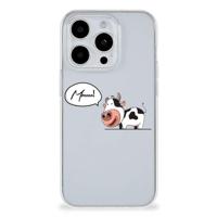 iPhone 15 Pro Max Telefoonhoesje met Naam Cow - thumbnail