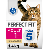 Perfect Fit Adult Kattenbrokken Kip 1,4kg bij Jumbo - thumbnail