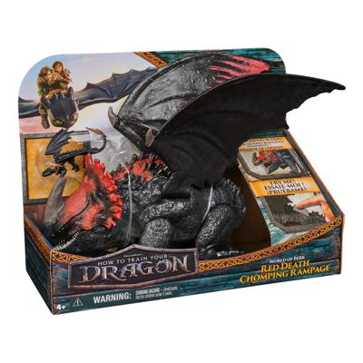 How to Train Your Dragon figuur Red Death Chomping Rampage