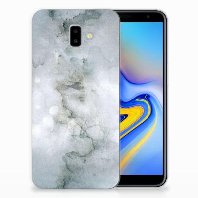 Smartphone hoesje Samsung Galaxy J6 Plus (2018) Painting Grey Smartphone hoesje Samsung Galaxy J6 Plus (2018) Painting Grey