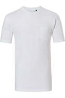 Wit katoenen heren shirt - thumbnail