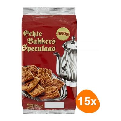 De Ruiter's Bakkerij - Echte Bakkers Speculaas - 15x 450g