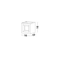 Lyora Vierkante wandlampCastro wit - 9762162 - thumbnail