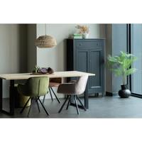 WOOOD Eettafel 'Tablo' met U-poot, 200 x 90cm - thumbnail