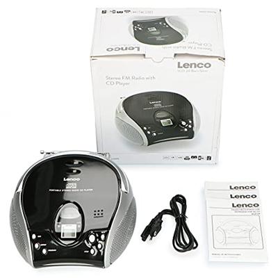 Lenco SCD-24 FM radio Zwart