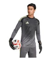 adidas Tiro 25 Competition Keepersshirt Lange Mouwen Grijs Zwart Lichtgroen - thumbnail