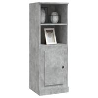 Hoge kast 36x35,5x103,5 cm bewerkt hout betongrijs - thumbnail