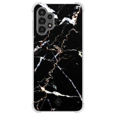 Samsung Galaxy A13 4G shockproof hoesje - Marmer zwart Samsung Galaxy A13 4G shockproof hoesje - Marmer zwart