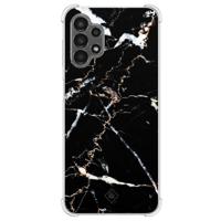 Samsung Galaxy A13 4G shockproof hoesje - Marmer zwart - thumbnail
