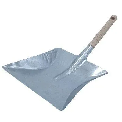 Steel Stofblik verzinkt met houten ..