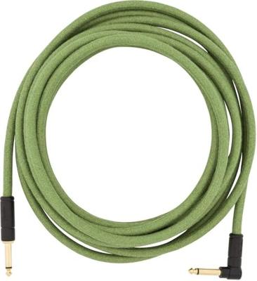 Fender Festival Cables Green R/A instrumentkabel 5.5m