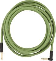 Fender Festival Cables Green R/A instrumentkabel 5.5m - thumbnail