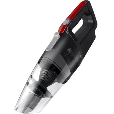 Draadloze Kruimeldief Zwart/Rood - Lichtgewicht Handstofzuiger