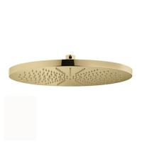 Hoofddouche Hotbath Cobber Opbouw 30 cm Geborsteld Messing PVD - thumbnail