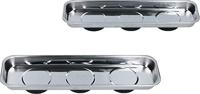 KS Tools BT691155 Magnetisch tablet/schaalset van roestvrij staal 65 x 226 mm, 2-delig - thumbnail