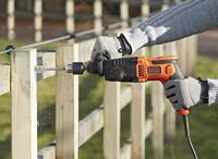 BLACK+DECKER BEHS01 650W 1.4J SDS+ Boorhamer | Zijhandgreep | Dieptestop | 6mm en 8mm betonboor | Boorkopadapter - BEHS01-QS - thumbnail