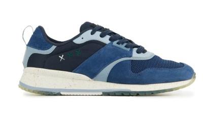 Scotch & Soda Heren Sneakers in Stof (Blauw)