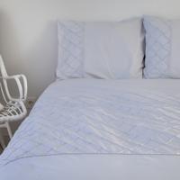 Town & Country dekbedovertrek Alexis Zilvergrijs-200x200/220 - thumbnail
