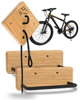 PARAX U-Rack Bike Wall Mount - Oak - thumbnail
