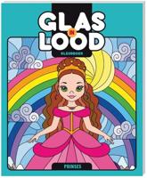 Glas-in-lood kleurboek Prinses - thumbnail