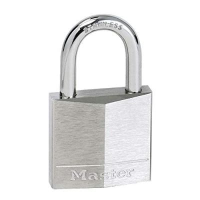 Masterlock 40mm - 23mm stainless steel shackle, 6mm diam. - double-ball bearing w - 640EURD Masterlock 40mm - 23mm stainless steel shackle, 6mm diam. - double-ball bearing w - 640EURD