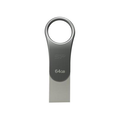 Silicon Power C80 Dual USB Pendrive Mobile 64GB USB-C Grey