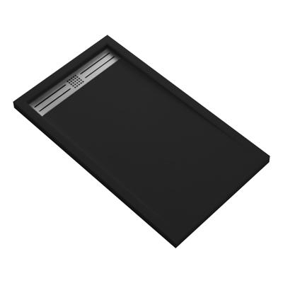 Douchebak Boss & Wessing Veroni Elite 180x90 cm Composietsteen Mat Zwart Boss & Wessing Douchebak Boss & Wessing Veroni Elite 180x90 cm Composietsteen Mat Zwart Boss & Wessing