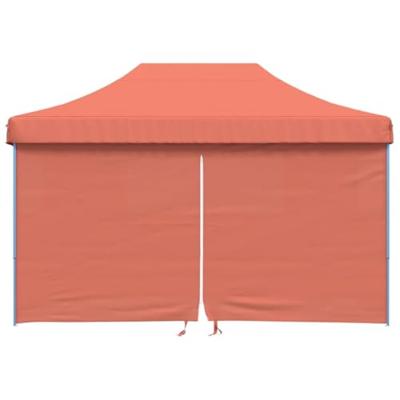 VidaXL Partytent inklapbaar pop-up met 4 zijwanden terracottakleurig VidaXL Partytent inklapbaar pop-up met 4 zijwanden terracottakleurig