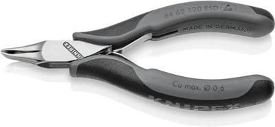Knipex 64 62 120 ESD 64 62 120 ESD Elektronica en fijnmechanica Voorsnijder Met facet 120 mm