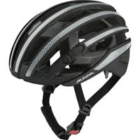 Olympic Sportswear Alpina sports racehelm ravel reflective 55-59 glans zwart - thumbnail