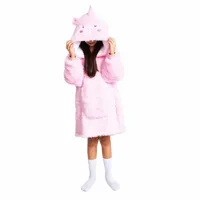 Noxxiez knuffel hoodie medium trui eenhoorn, kinderen tot 160cm - thumbnail