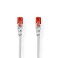 Nedis CAT6 Netwerkkabel | RJ45 Male | RJ45 Male | U/UTP | 0.25 m | Rond | PVC | Wit | Label - CCGL85200WT025 - thumbnail