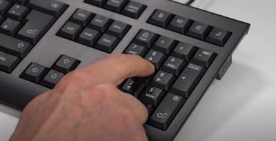 CHERRY JK-A0400BE-2 toetsenbord Kantoor USB Belgisch Zwart