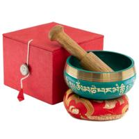 Klankschaal Geschenkset Deluxe Mandala - Groen - thumbnail