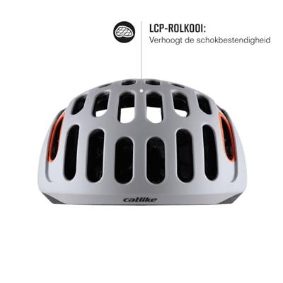 Buzaglo Catlike racehelm whisper ii maat m mat zilver/zwart