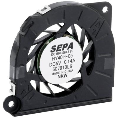 SEPA HY40H05A-811 Radiaalventilator 5 V/DC 2.04 m³/h (l x b x h) 40 x 40 x 5 mm SEPA HY40H05A-811 Radiaalventilator 5 V/DC 2.04 m³/h (l x b x h) 40 x 40 x 5 mm