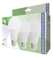 HQ le27a603p02 led lamp 3 stuks e27 a60 9 w 806 lm 2700 k - thumbnail