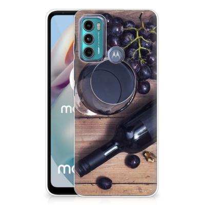 Motorola Moto G60 | Siliconen Case | Wijn