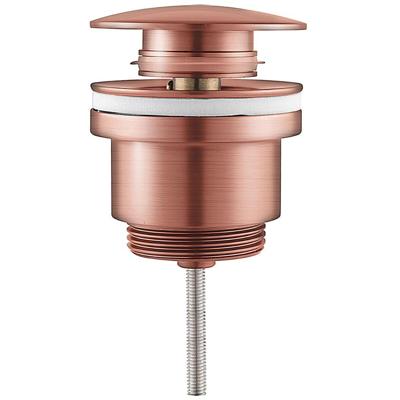 Geborstelde Koper Clickwaste Afvoerplug - Messing - PVD Coating