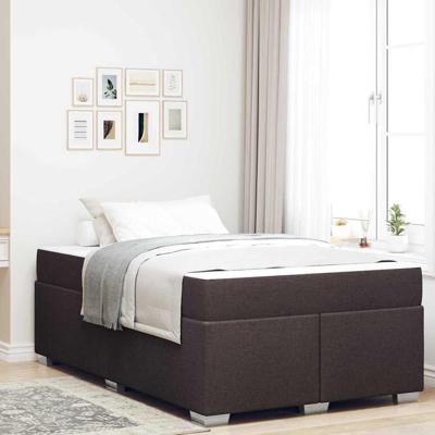 Bedframe Donkerbruin 120 x 190 cm Stof