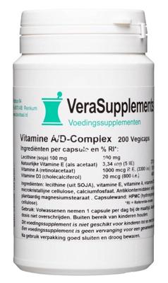 VeraSupplements Vitamine A/D Complex Capsules VeraSupplements Vitamine A/D Complex Capsules