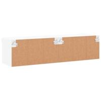 Tv-meubels met LED-verlichting 2 st 60x30x30 cm wit - thumbnail