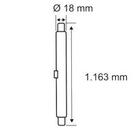 Paulmann LED-buis- Energielabel: E (A - G) G5 20 W Neutraalwit 1 stuk(s) (Ø x l) 18 mm x 1163 mm - thumbnail