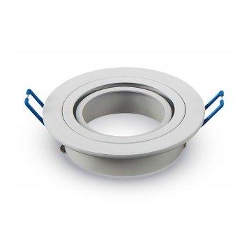Pittsburg LED Inbouwspot - Kantelbaar armatuur - Diameter 90mm - GU10 Fitting incl. lamphouder - Rond - IP20 voor binnen - Wit Pittsburg LED Inbouwspot - Kantelbaar armatuur - Diameter 90mm - GU10 Fitting incl. lamphouder - Rond - IP20 voor binnen - Wit