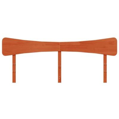 Hoofdbord 180 cm massief grenenhout wasbruin