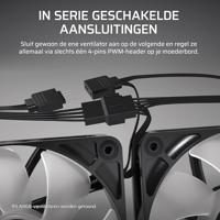 Corsair CO-9050190-WW PC-ventilator Zwart (b x h x d) 140 x 25 x 140 mm - thumbnail